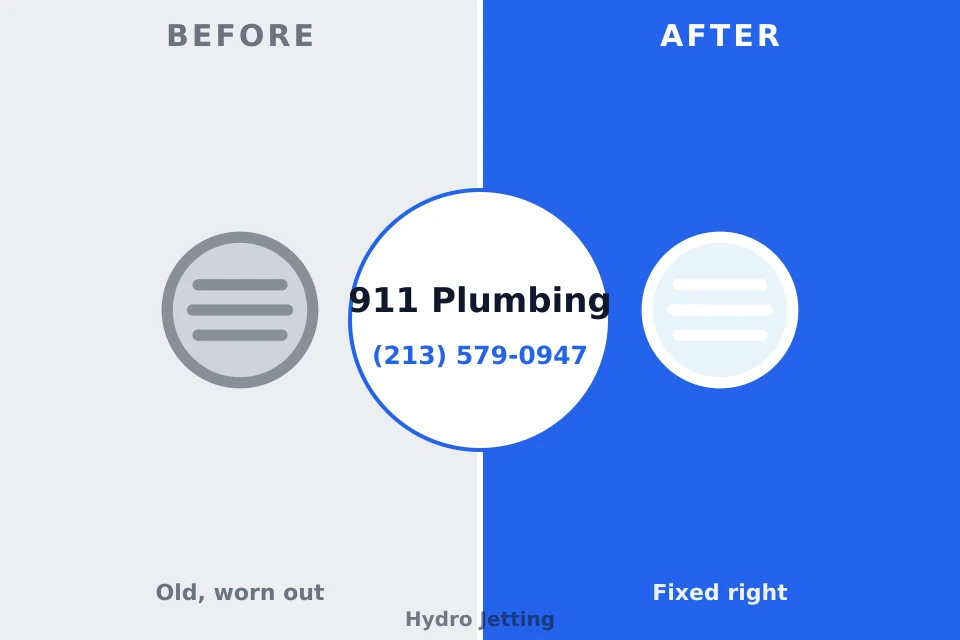 Before and after: plumbing repair Sherrill, NY